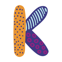 Decorative letter k