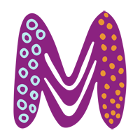 Decorative letter m