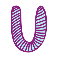 Decorative letter u